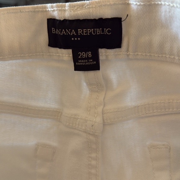 Banana Republic High Waist Button Fly Black Jean Denim Shorts Women's Size 8/29 - Picture 8 of 8